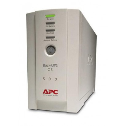 BK500EI BK500EI APC Back-UPS CS, 500VA/300W, Input 230V/Output 230V, Interface Port DB-9 RS-232, USB