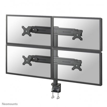 FPMA-D700D4 Neomounts Tilt/Turn/Rotate Quad Desk Mount (Clamp) For Four 19-30" Monitor Screens,...