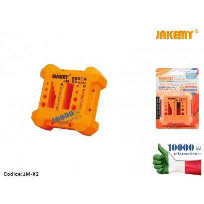 JM-X2 Magnetizzatore e Smagnetizzatore per cacciaviti JACKEMY JM-X2 Strumento per cacciavite da lavoro Magnetizer Demagnetize...