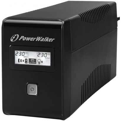 10120017 PowerWalker VI 850 LCD 850VA/480W, Line-Interactive