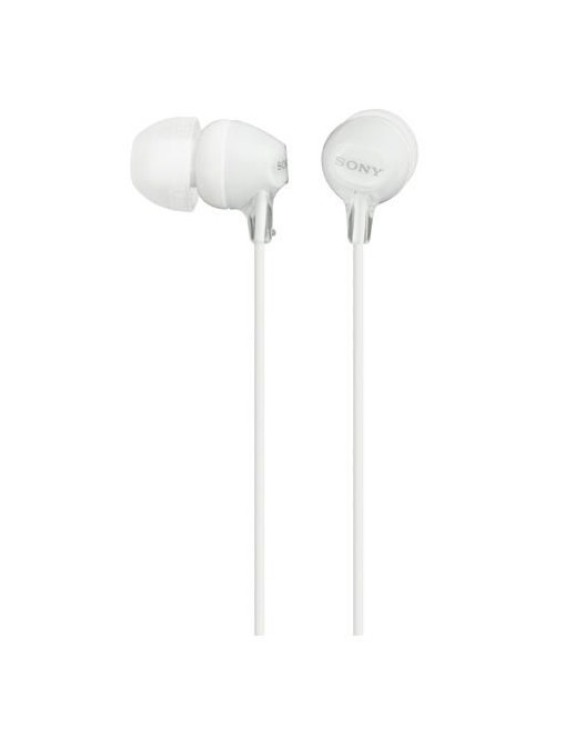 MDREX15LPW.AE Sony EX SERIES In-Ear, White Closed Headphones 822.000 Hz