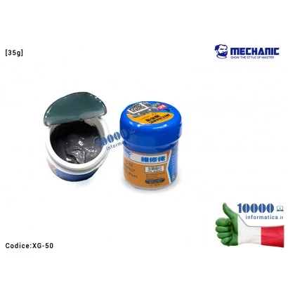 XG-50 Pasta Saldante MECHANIC XG-50 183°C [35g] Solder Flux Paste Lead-Free Welding Flux Saldature per BGA SMD CSP Scheda Mad...