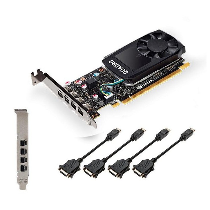 VCQP1000DVIV2-PB PNY Graphics Card Nvidia Quadro P1000 V2 4 Gb Gddr5