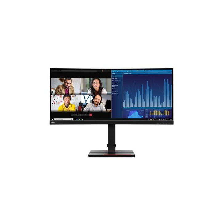 63F2RAT3EU Lenovo ThinkVision P34w-20 LED display 86.7 cm (34.1") 3440 x 1440 pixels Wide Quad HD Black