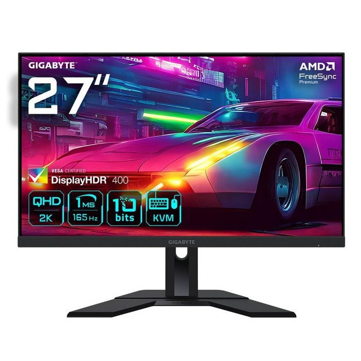 M27Q-EK Gigabyte M27Q 68.6 Cm (27") 2560 X 1440 Pixels Quad Hd Led Black
