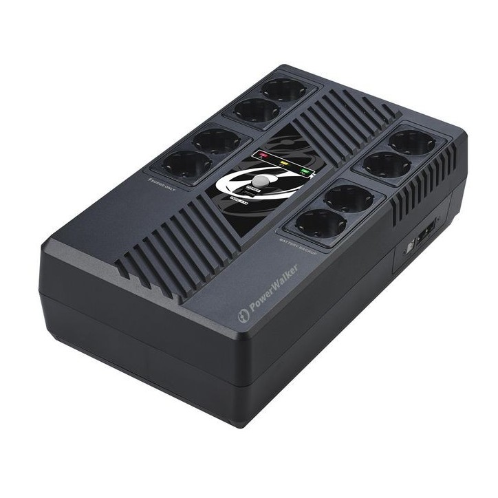 10121166 PowerWalker 1000VA / 600W, 170-280 V AC, 50-60Hz, 1x 12V/9Ah, 8x CEE 7/5, 200x100x345 mm 10121166 PowerWalker 1000VA / 600W, 170-280 V AC, 50-60Hz, 1x 12V/9Ah, 8x CEE 7/5, 200x100x345 mm