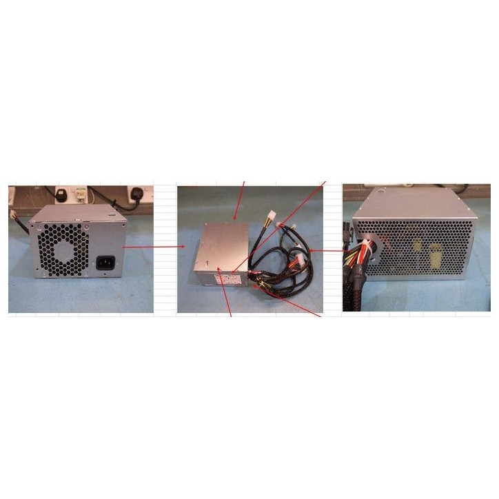 878923-001 Hewlett Packard Enterprise 550W non-hot-plug power supply unit, designed for HPE ProLiant ML110 Gen10 servers, AC inp