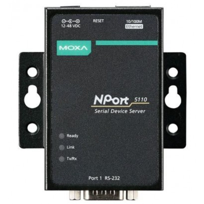 40145 Moxa NPORT DEVICE SERVER 12-48VDC NPORT 5110