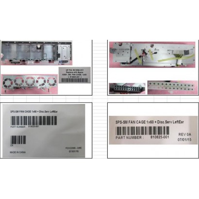 810825-001-RFB 810825-001-RFB Hewlett Packard Enterprise APOLLO 4510 G9 Fan CAGE-1X60 HEWLETT-PACKARD-ENTERPRISE DSE