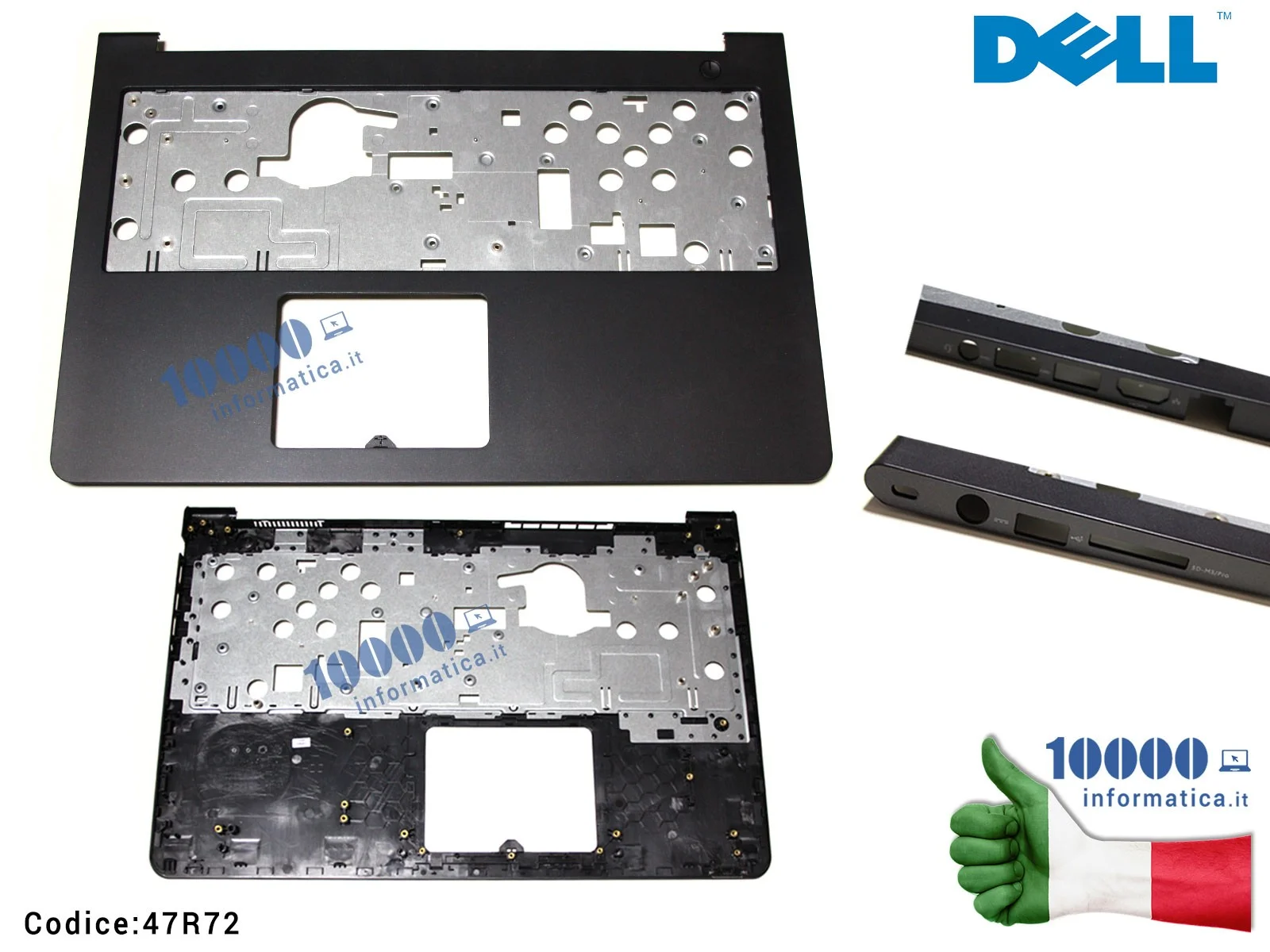 47R72 Top Case Upper Palmrest Cover Superiore DELL Inspiron 15-5545 15-5547 15-5548 [NO Touchpad] 0K1M13