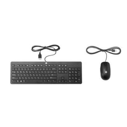 928517-071 928517-071 HP USB Wired Keyboard + Mouse, Black