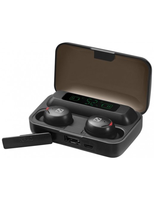 126-38 Sandberg Wireless Earbuds + Powerbank