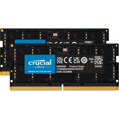 CT2K32G48C40S5 Crucial Memory Module 64 Gb 2 X 32 Gb Ddr5 4800 Mhz