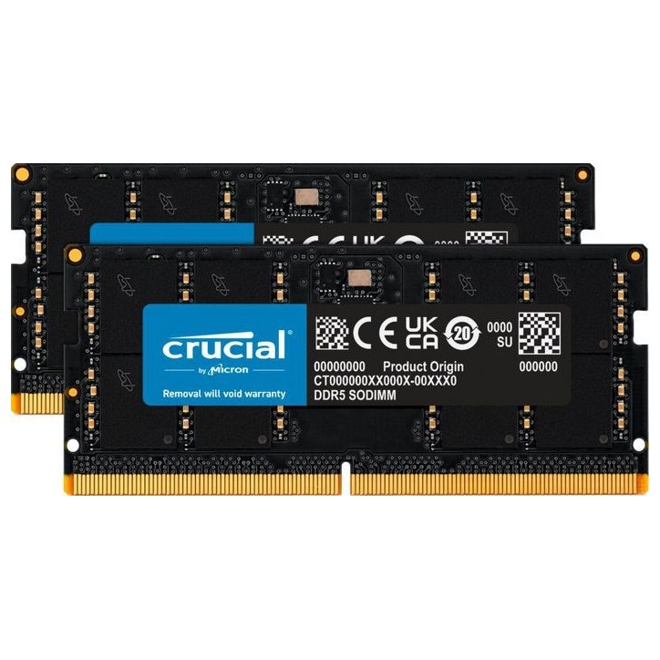 CT2K32G48C40S5 Crucial Memory Module 64 Gb 2 X 32 Gb Ddr5 4800 Mhz