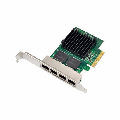 MC-PCIE-I350-QUAD1G MicroConnect PCIe X4 Quad RJ45 Gigabit Ethernet NIC FRU03T8760