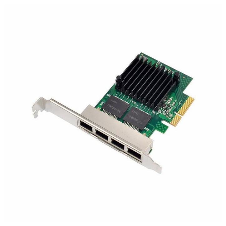MC-PCIE-I350-QUAD1G MicroConnect PCIe X4 Quad RJ45 Gigabit Ethernet NIC FRU03T8760 MC-PCIE-I350-QUAD1G MicroConnect PCIe X4 Quad RJ45 Gigabit Ethernet NIC FRU03T8760