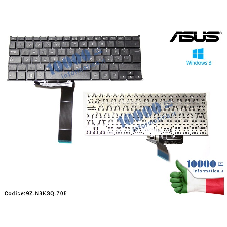 Tastiera Italiana ASUS VivoBook F200CA X200MA X200CA F200MA X200 [SENZA FRAME] [LOGO WINDOWS 8] AEEX8I00110