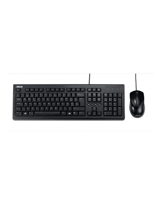 90-XB1000KM000Q0- Asus U2000 + Mouse Set Keyboard Mouse Included Universal Usb Black