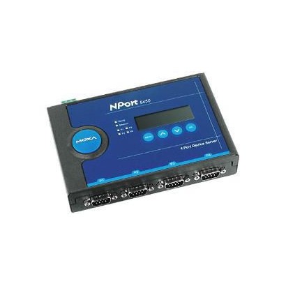 43298 43298 Moxa NPORT DEVICE SERVER 12-48VDC NPORT 5450 W/ ADAPTER