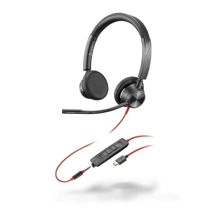 76J23AA HP Blackwire 3325 Microsoft Teams Certified USB-C Headset 214017-101