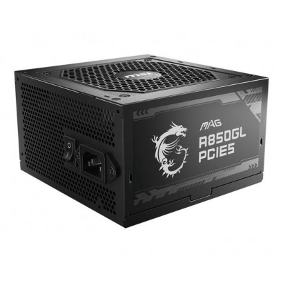 A850GL A850GL MSI 0Gl Pcie5 Power Supply Unit 850 W 20+4 Pin Atx Atx Black