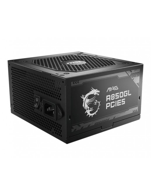 A850GL A850GL MSI 0Gl Pcie5 Power Supply Unit 850 W 20+4 Pin Atx Atx Black