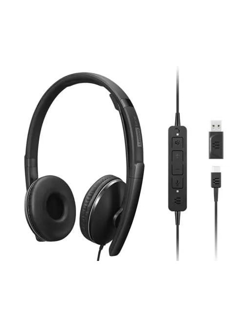 4XD1M45627 4XD1M45627 Lenovo Headphones/Headset Wired Head-Band Usb Type-C Black