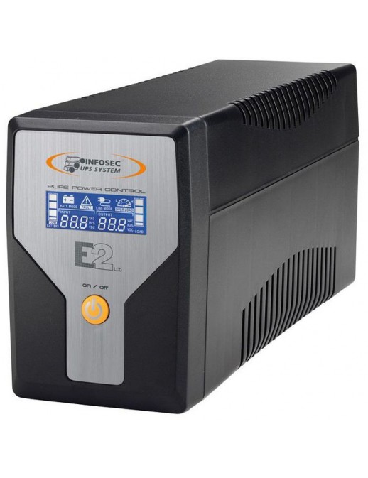 65348 Infosec On Line Performance UPS 600 VA 4 IEC outlets -- 3-year warranty -- TUPSE2LCD600