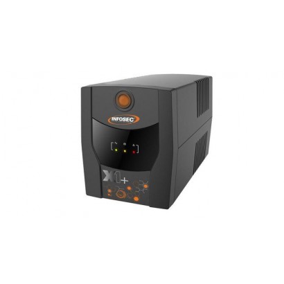 66108 Infosec UPS Line Interactive 1300 VA - 4 Prises FR / SCHUKO - Warranty 2 years