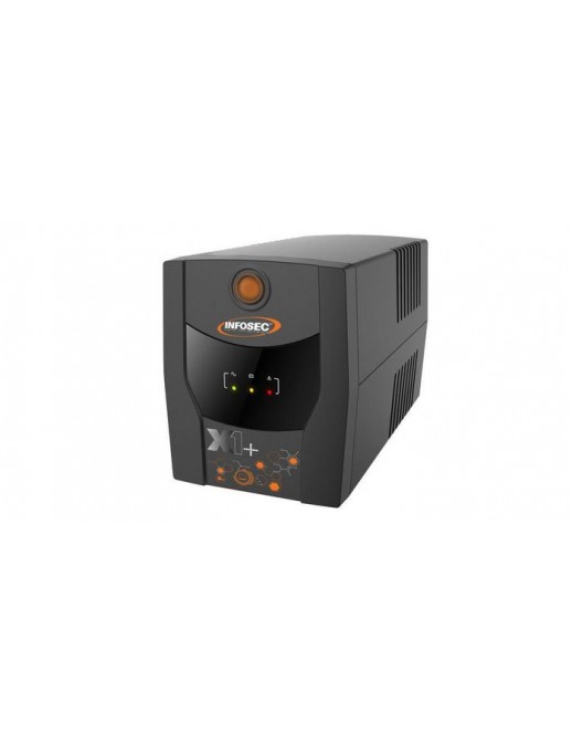 66108 Infosec UPS Line Interactive 1300 VA - 4 Prises FR / SCHUKO - Warranty 2 years