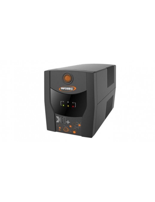 66105 66105 Infosec UPS Line Interactive 500 VA - 2 Prises FR / SCHUKO - Warranty 2 years