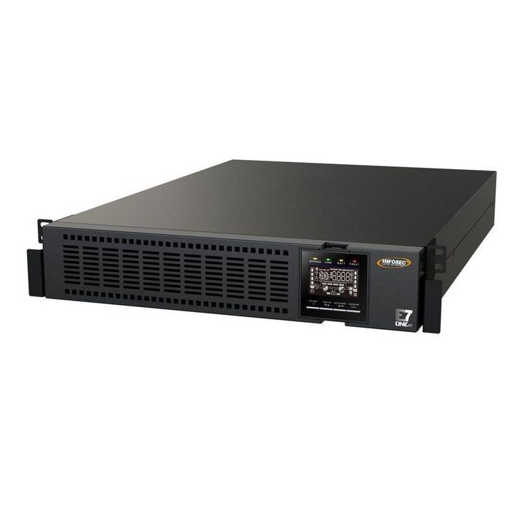 67337 Infosec On Line Double Conversion UPS 6000 VA - Terminal blocks -- 2-year warranty -- TUPSE7RT6000 67337 Infosec On Line Double Conversion UPS 6000 VA - Terminal blocks -- 2-year warranty -- TUPSE7RT6000