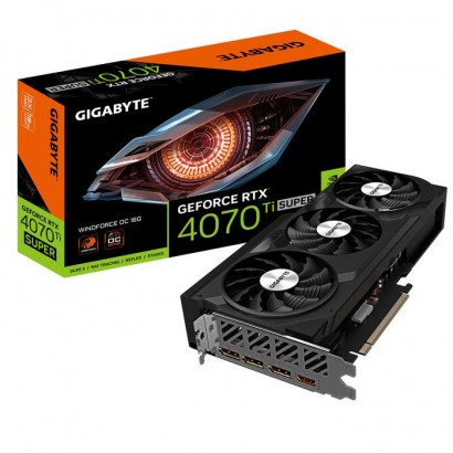 GV-N407TSWF3OC-16GD GV-N407TSWF3OC-16GD Gigabyte Geforce Rtx 4070 Ti Super Windforce Oc 16G Nvidia 16 Gb Gddr6X