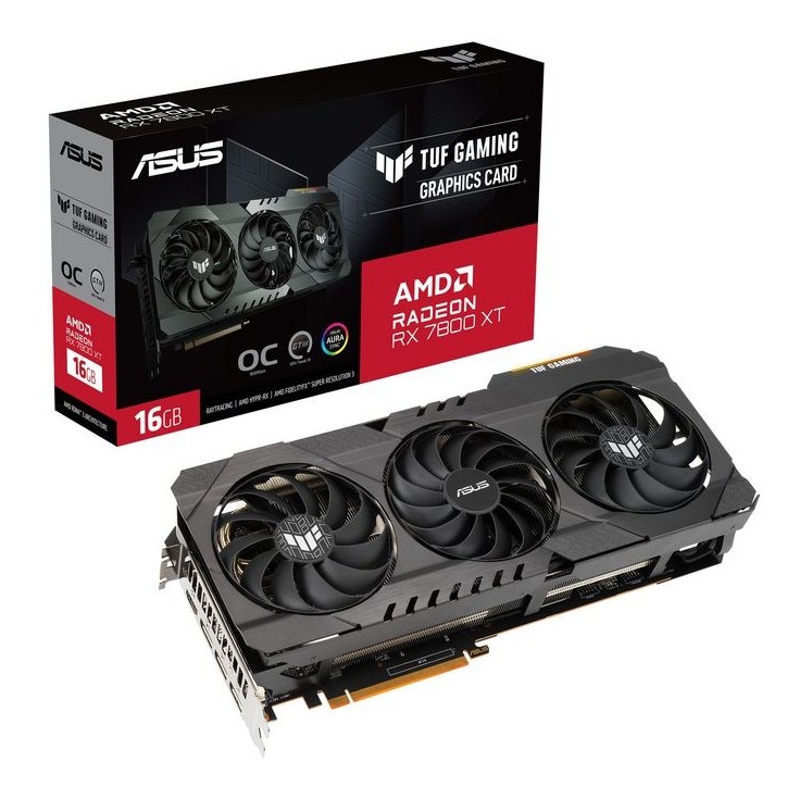 90YV0K70-M0NA00 Asus Tuf-Rx7800Xt-O16G-Og-Gaming Amd Radeon Rx 7800 Xt 16 Gb Gddr6 90YV0K70-M0NA00 Asus Tuf-Rx7800Xt-O16G-Og-Gaming Amd Radeon Rx 7800 Xt 16 Gb Gddr6