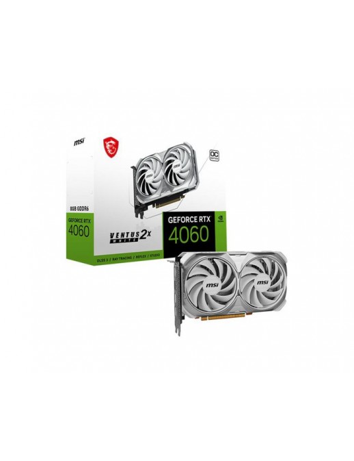 RTX 4060 VENTUS 2X WHITE 8G OC MSI Ventus Geforce Rtx 4060 2X White 8G Oc Nvidia 8 Gb Gddr6