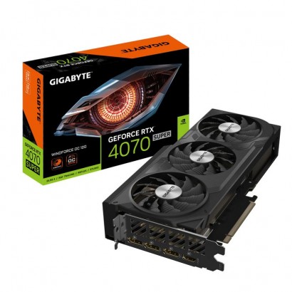 GV-N407SWF3OC-12GD GV-N407SWF3OC-12GD Gigabyte Geforce Rtx 4070 Super Windforce Oc 12G Nvidia 12 Gb Gddr6X