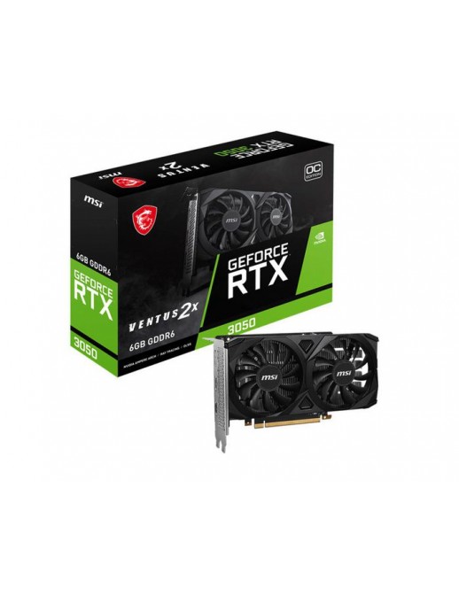 V812-015R MSI Geforce Rtx 3050 Ventus 2X 6G Oc Nvidia 6 Gb Gddr6