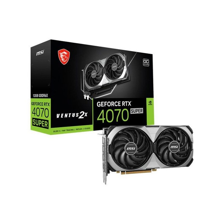 RTX 4070 SUPER 12G VENTUS 2X OC MSI Ventus Geforce Rtx 4070 Super 12G 2X Oc Nvidia 12 Gb Gddr6X