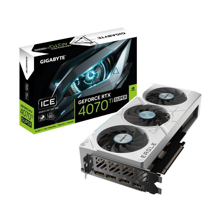 GV-N407TSEAGLEOC ICE-16GD Gigabyte Eagle Oc Ice 16G Graphics Card - 16Gb Gddr6X, 256Bit, Pci-E 4.0, 2640Mhz Core Clock, 3 X Disp