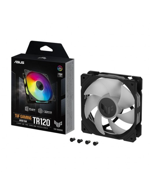 90DA0090-B09000 90DA0090-B09000 Asus Tuf Gaming Tr120 Argb Fan - Single Pack Computer Case 12 Cm Black