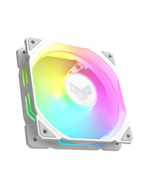 90DA00D3-B09000 Asus Tuf Gaming Tr120 Argb Reverse 1-Pack White Computer Case Air Cooler 12 Cm