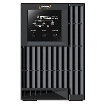 67417 67417 Infosec On Line Double Conversion UPS 1000 VA 3 IEC outlets -- 2-year warranty --