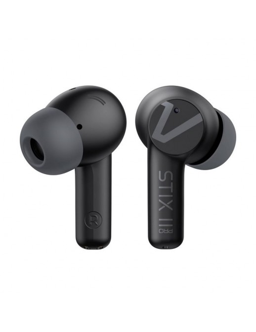 VEP-771-STIX2-PRO-B Veho Stix II Pro ANC True wireless earphones - Carbon Black - Active Noise Cancelling & ENC