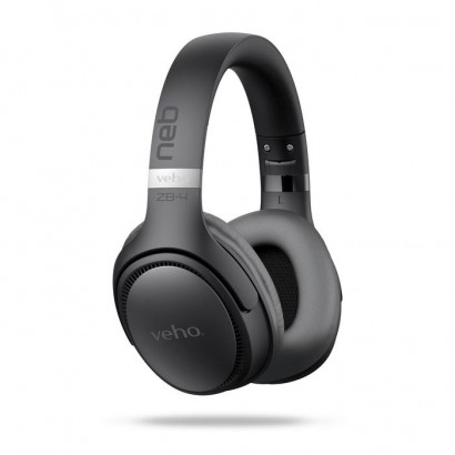 VEP-465-NEB-A Veho ZB-4 NEB Bluetooth wireless headphones - Black-Grey