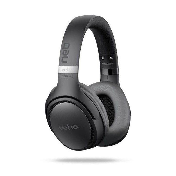 VEP-465-NEB-A Veho ZB-4 NEB Bluetooth wireless headphones - Black-Grey VEP-465-NEB-A Veho ZB-4 NEB Bluetooth wireless headphones - Black-Grey
