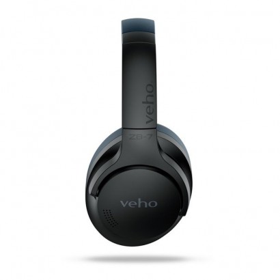 VEP-024-ZB7-B Veho ZB-7 Bluetooth wireless headphones with Active Noise Cancelling - Black-Grey