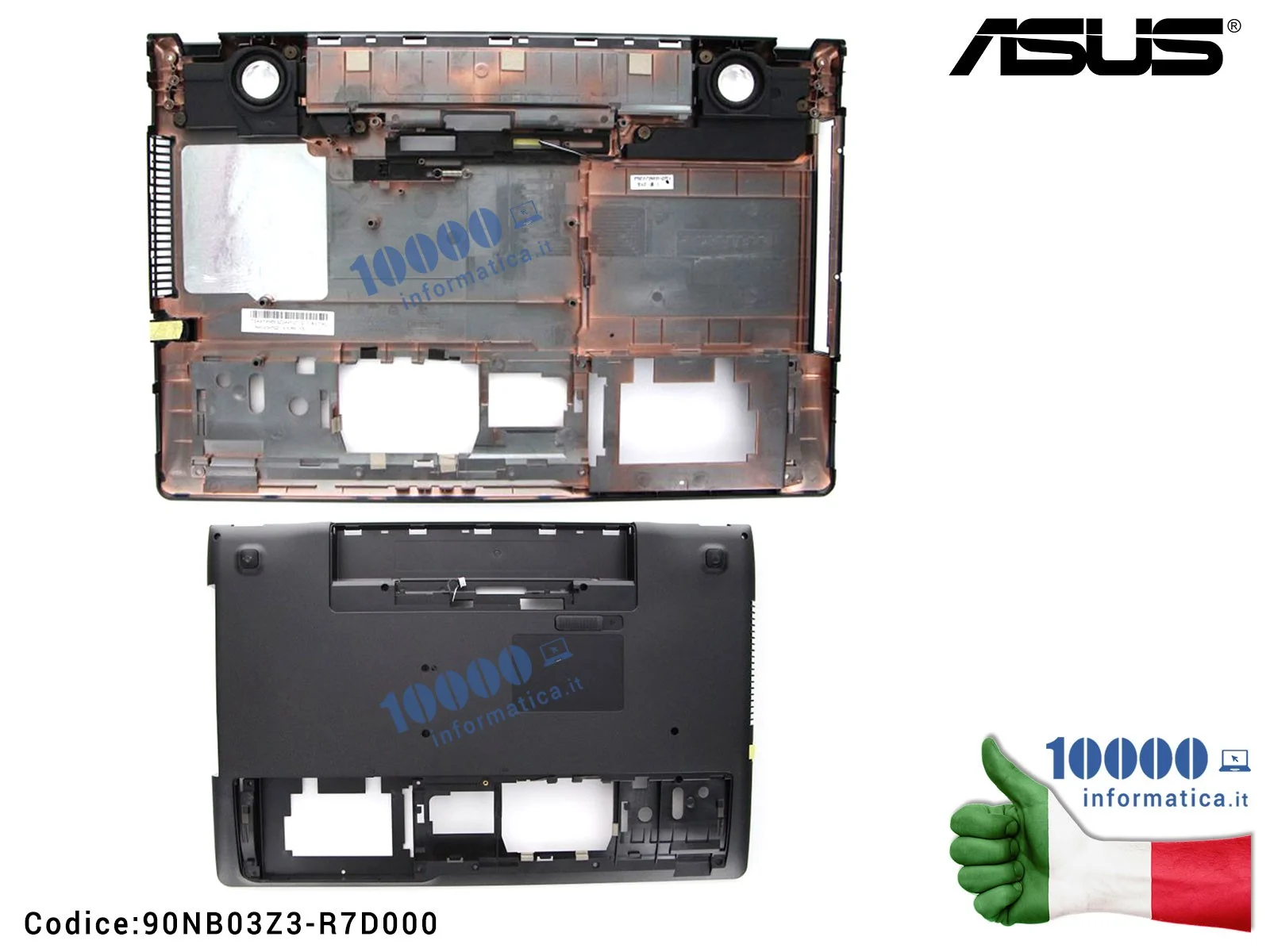 90NB03Z3-R7D000 Bottom Case Cover Lower Inferiore ASUS N56JR G56JR N56JR-1C 13NB03Z1AP0101 13NB03Z1AP0201 3CNJ8BCJN30 90NB03Z3-R7D000 Bottom Case Cover Lower Inferiore ASUS N56JR G56JR N56JR-1C 13NB03Z1AP0101 13NB03Z1AP0201 3CNJ8BCJN30