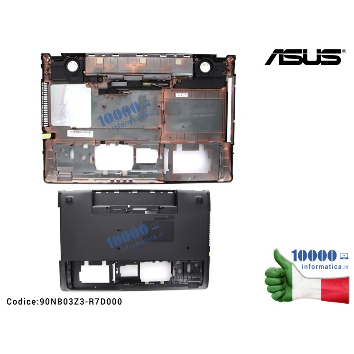 Bottom Case Cover Lower Inferiore ASUS N56JR G56JR N56JR-1C 13NB03Z1AP0101 13NB03Z1AP0201 3CNJ8BCJN30