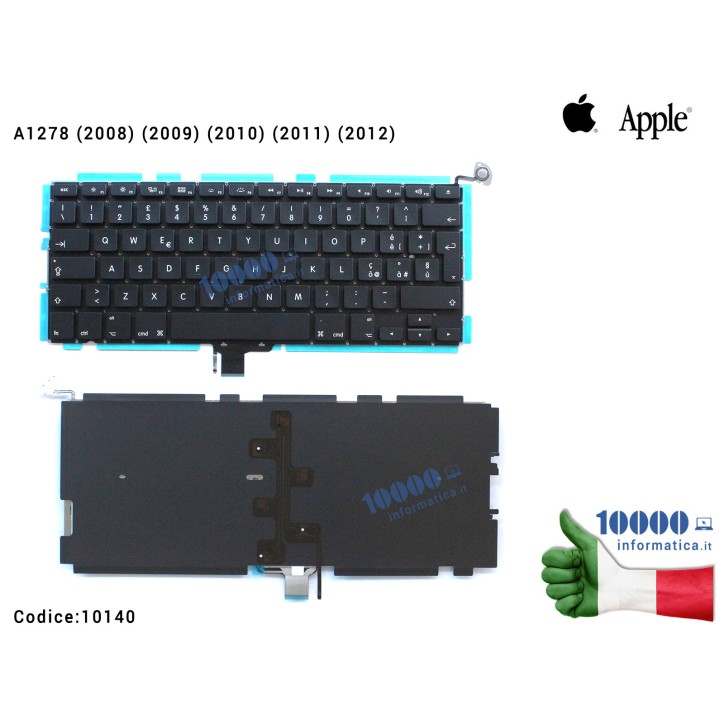 Tastiera Italiana APPLE MacBook Pro Retina 13" A1278 [RETROILLUMINATA] (2008) (2009) (2010) (2011) (2012) MB467 MB990 MB991 MC37