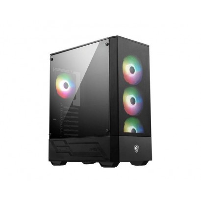 MAGFORGE112R MAGFORGE112R MSI Mag Forge 112R Computer Case Midi Tower Black, Transparent